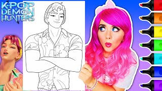 Download lagu Coloring Abby Saja from K-Pop Demon Hunters | Ohuhu Art Markers mp3