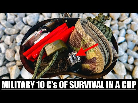 Military 10 C's of Survival in a Cup!