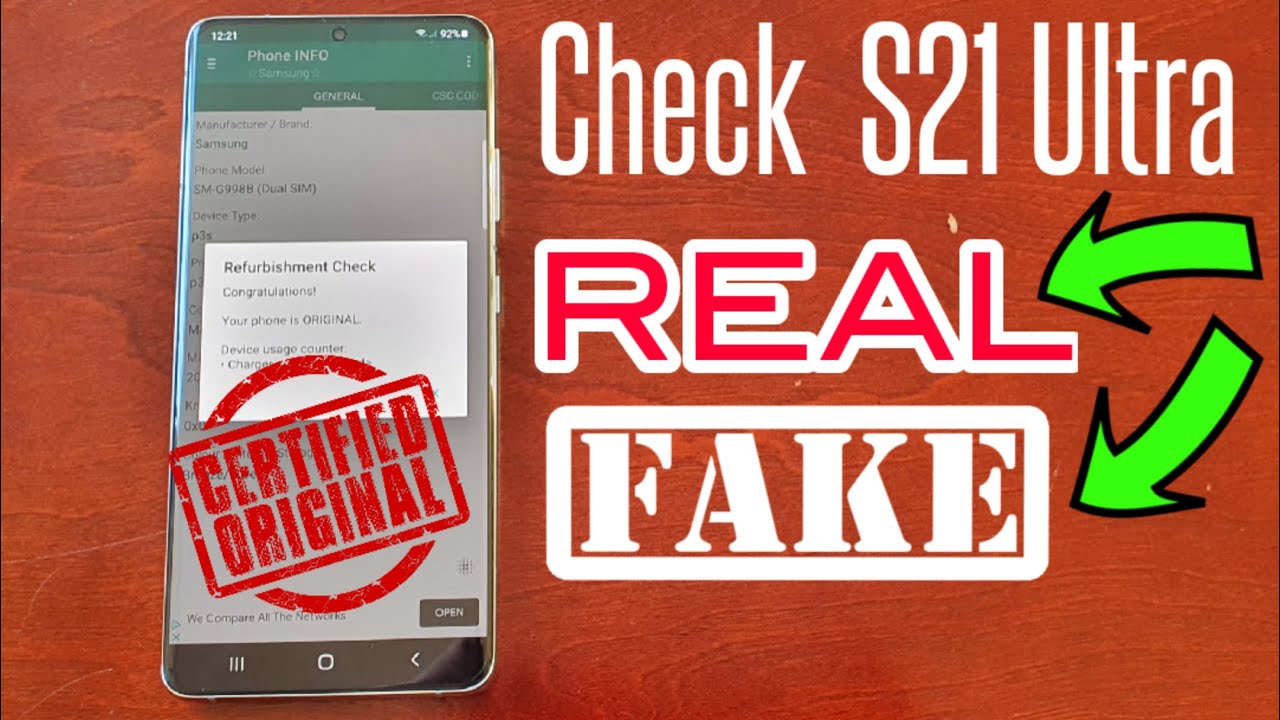 Check Your *NEW* Samsung Galaxy S21 Ultra Is REAL OR FAKE??? Do This As Soon As You Unbox The Phone