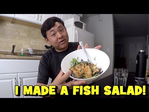I COOKED a FRESH FISH SALAD for Lunch!! (FL CATCH-AND-COOK)