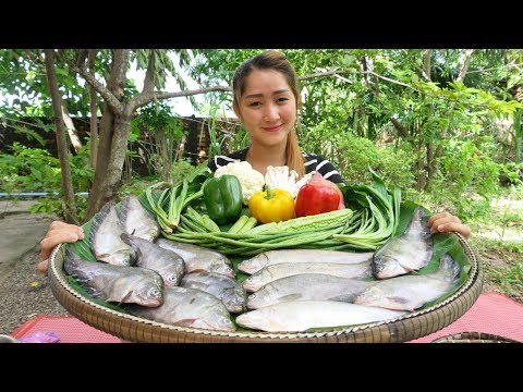 Yummy Fish Ball Fried Vegetable Recipe - Fish Ball Fried Cooking - Cooking with Sros Video