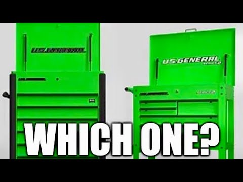 US General 34" 6-Drawer Full Bank vs. 30" 5-Drawer Cart