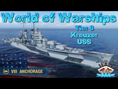 Lohnt sich die Anchorage?! T8/Kreuzer "Review" in World of Warships auf Deutsch
