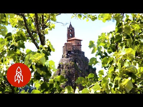 In France, This Chapel Rises From a Volcano