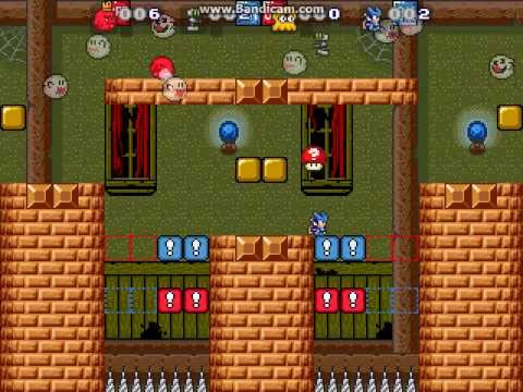 Super Mario War Custom Level: Spike War