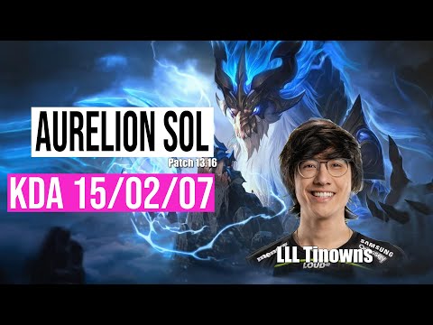Aurelion Sol vs Fiddlesticks (MID) | LLL Tinowns | BR Challenger | 13.16
