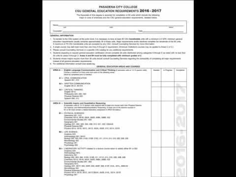 Pcc Csu Ge Part 1