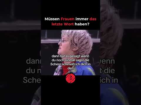 Müssen Frauen immer das letzte Wort haben? Vera F. Birkenbihl #inspiration #frau #mann #lustig