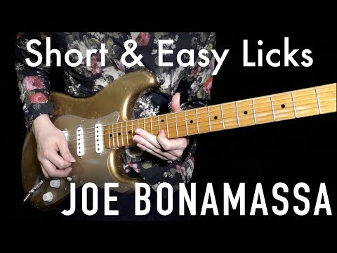 Blues Guitar Lesson: "Joe Bonamassa" Blues Licks in E | #119