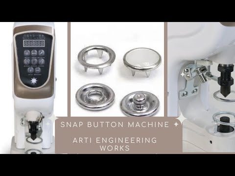 Semi-Automatic Iron Snap Button Machine, 220 V