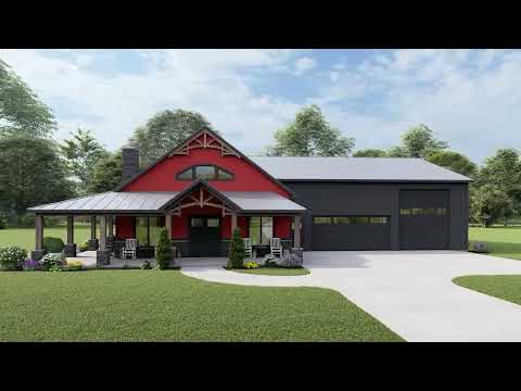 BARN HOUSE PLAN 5032-00151 WITH INTERIOR