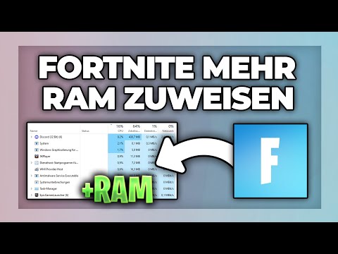 Fortnite mehr RAM zuweisen - Tutorial