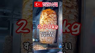 大迫力のチキンドネルケバブ！ #トルコ #shorts #ケバブ #トルコ料理 #トルコ語 #海外在住 #海外生活