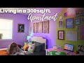 Living Alone in a 300 sq/ft Studio Apartment | Going Back to School at 38 📖