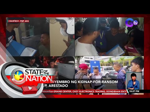 Umano'y lider ng isang kidnap-for-ransom group, hinimatay bago isalang sa interogasyon SONA