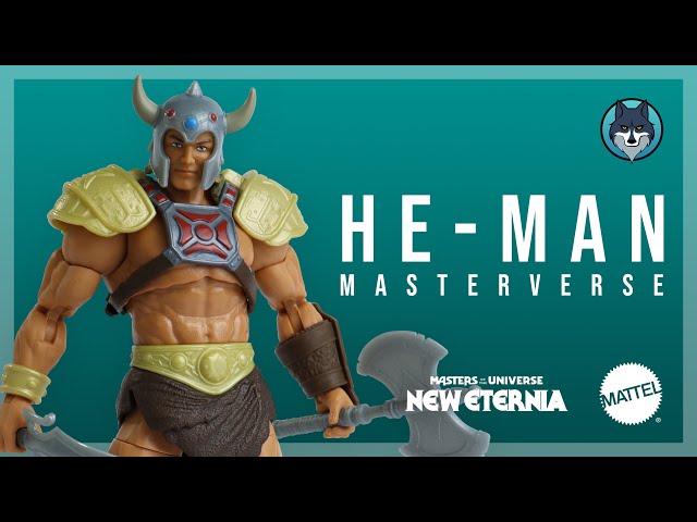 Vídeo relacionado con Masters Of The Universe Eternia He-Man vikingo Figura de acción de juguete (Mattel HDR37)