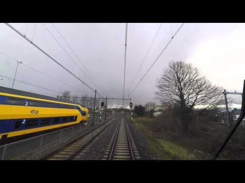 A train driver's view: Zandvoort - Amsterdam CS, DDZ, 14-Jan-2016.