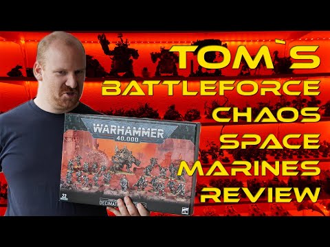 Tom´s Battleforce Chaos Space Marines Review - Was kann die Box??? - Tab