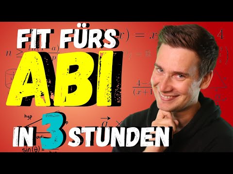 Pass your math Abitur in 3 hours - My study plan | Math Abitur 2023