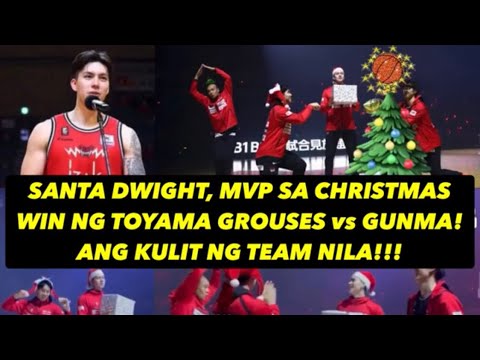ST. DWIGHT RAMOS, NAG-ALA SANTA!! | MVP SA XMAS WIN VS. GUNMA | GOOD VIBES ANG BUONG TOYAMA GROUSES