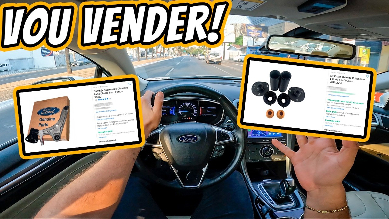 A SUSPENSÃO DO MEU FORD FUSION ESTRAGOU, VOU GASTAR UMA FORTUNA!