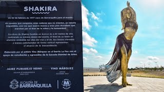 Shakira tiene estatua en Barranquilla