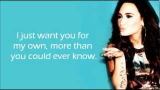 Demi Lovato - All I Want For Christmas Is You ♥ {Lyrics}