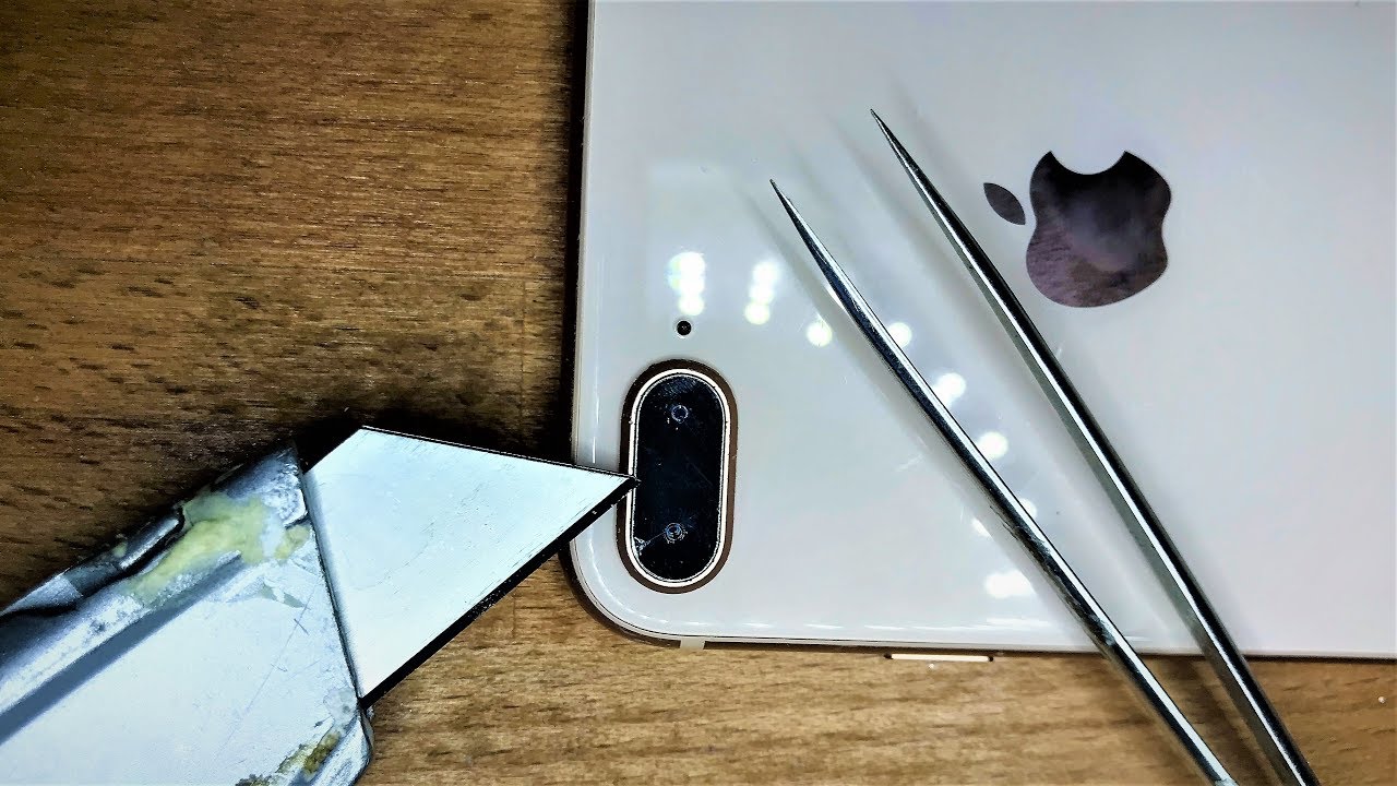 How to fix iphone 8/8 plus cracked camera lense
