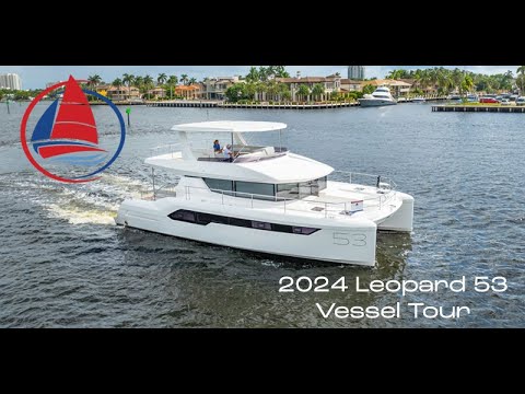 2024 Leopard 53 Power Catamaran Vessel Walkthrough