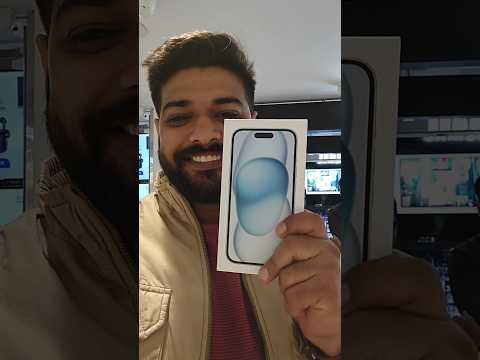 Bought My First iPhone Ever from Croma 😍 iPhone 15