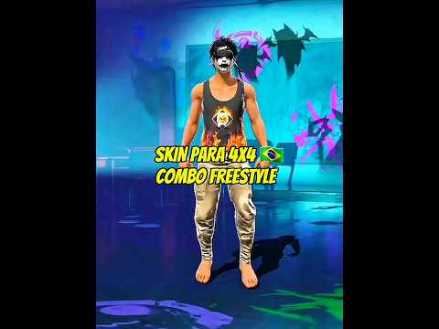 Free Fire No Top Up Freestyle Dress Combination 🇧🇷 🌪 | #shortsff #freestyle