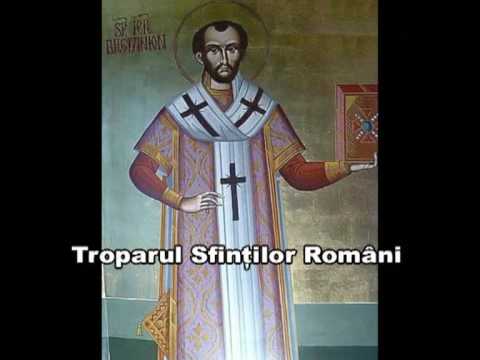 Troparul Sfinţilor Români (Duminica a 2-a după Rusalii)