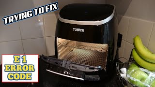 Trying to FIX a Brand New AIR FRYER with E1 Error Code