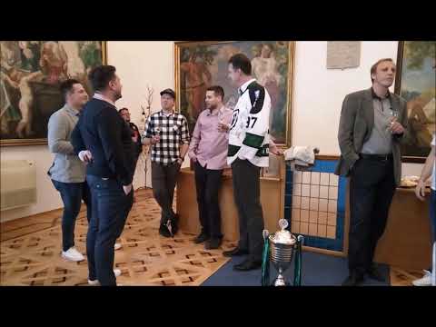 Starosta Libor Střecha přijal vítěze Krajské ligy na hodonínské radnici