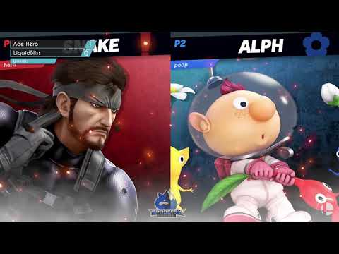 AVFN 1/18 Ultimate Singles: Ace Hero(Snake) vs LiqwidBliss(Mii Swordsman/Olimar)
