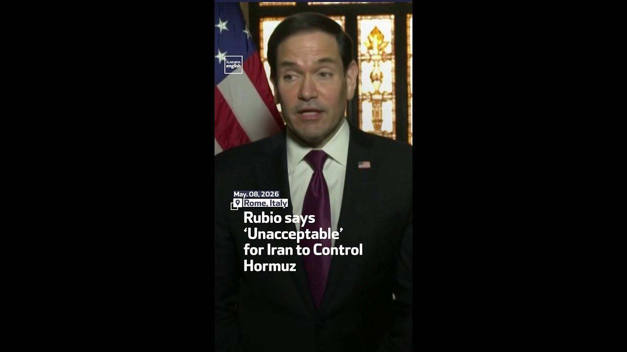 Video | Rubio says ‘Unacceptable’ for Iran to Control Hormuz