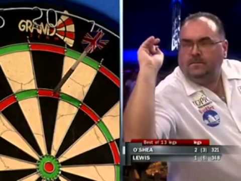 9 Dart Finish - Tony O'Shea against Adrian Lewis - International Darts League - 09 May 2007