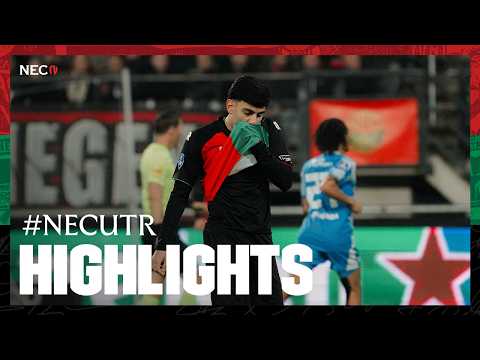 Ongeslagen reeks N.E.C. ten einde na nederlaag tegen FC Utrecht | Highlights #NECUTR