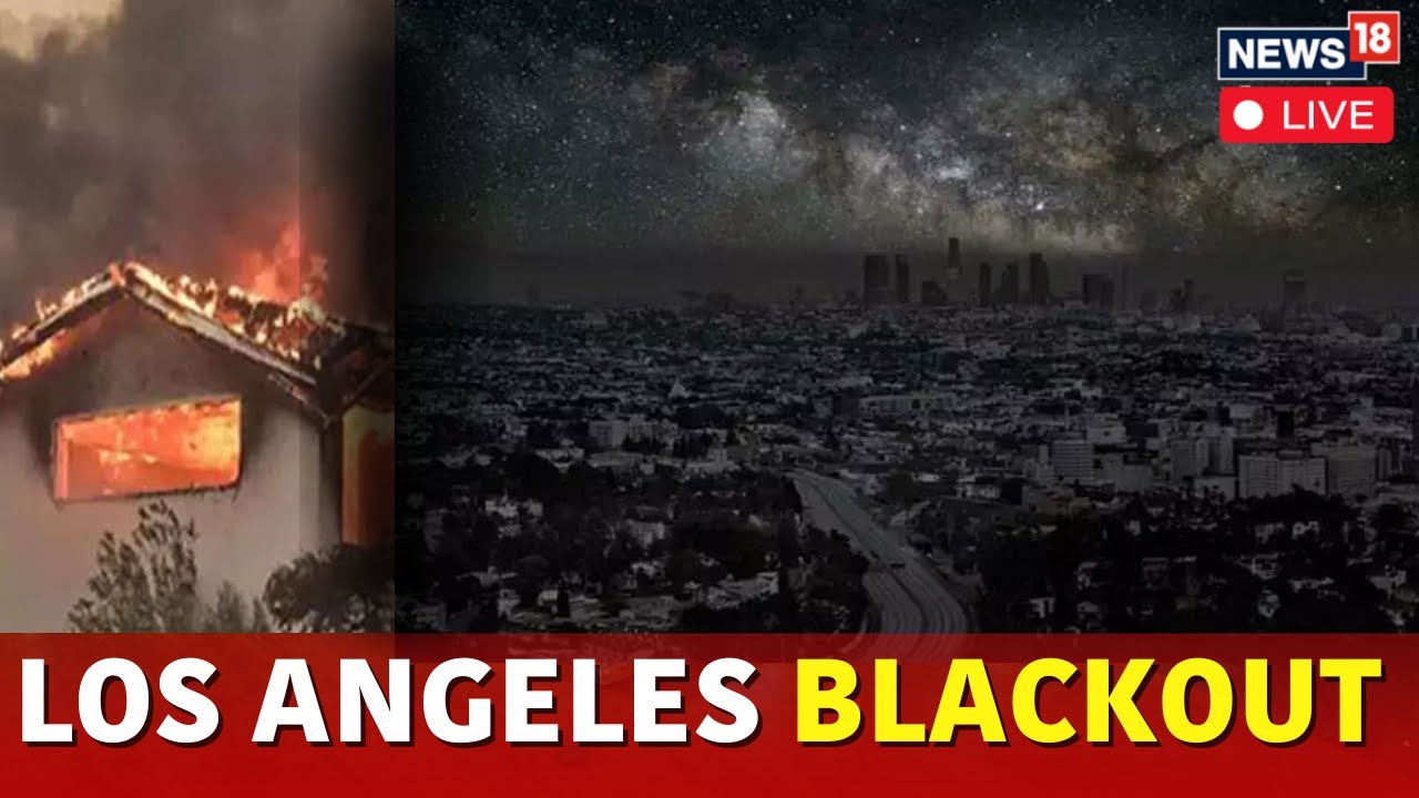 Los Angeles Fire LIVE Update | Power Outages In Los Angeles | California Wildfire Updates | N18G