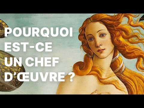 La Naissance de Vénus de Botticelli, expliquée. (Analyse)