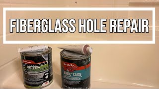 How to Fill a Hole in a Fiberglass Bathtub | DIY Fiberglass Repair for $125 | DP TUBS
