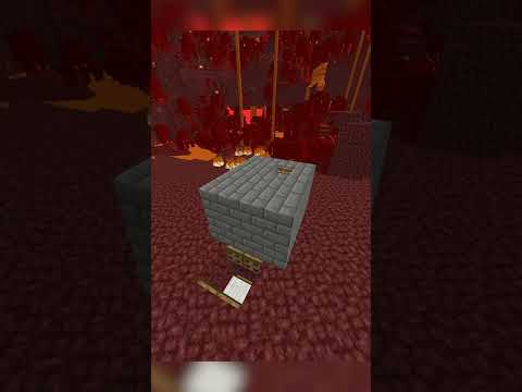 Minecraft Easy Starter Gold Farm 1 18 Nether Redstone Tutorial