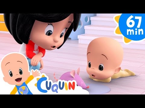 Debajo un botón 🐁 y más canciones infantiles para bebés con Cleo y Cuquín🐁