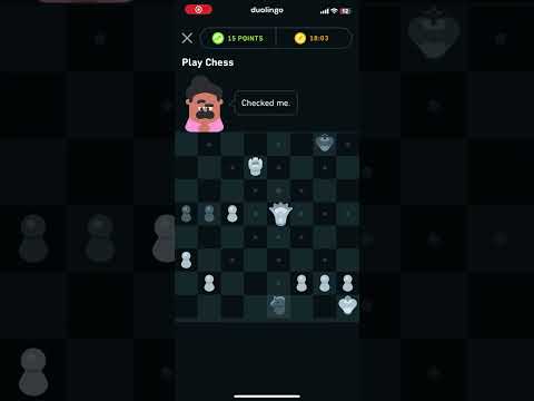 Será que o Duo é tudo isso mesmo????? #chess #xadrez #xequemat #duolingo #duolingobrasil