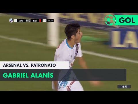 Gabriel Alanís (1-0) Arsenal vs Patronato | Fecha 22 - Superliga Argentina 2017/2018