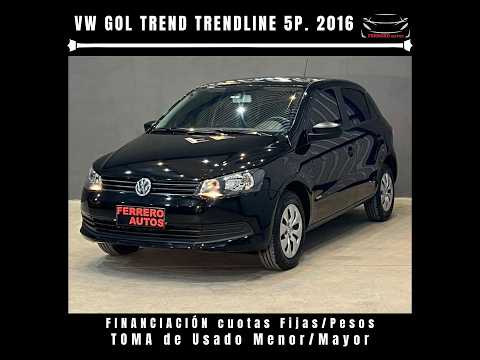 Se Vende: VW Gol Trend Trendline 5p  2016 - FERRERO Automotores Oncativo (Provincia de Córdoba)