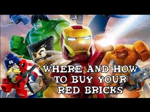 How to BUY your RED BRICKS in Lego Marvel (Finding Deadpool's Room)