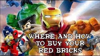 How to BUY your RED BRICKS in Lego Marvel (Finding Deadpool