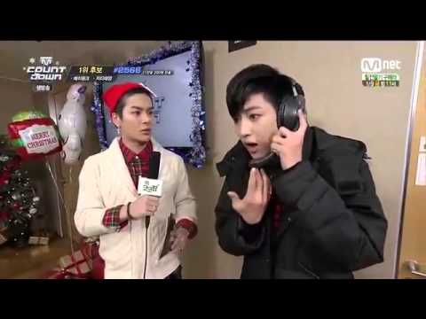 MC CUT MERRY CHRISTMAS 141225 Jr +JB+GOT7   출연자 대기실
