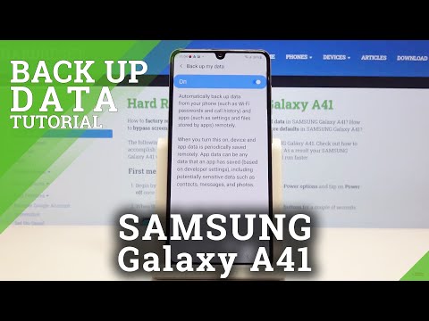 How to Enable Google Backup in SAMSUNG Galaxy A41 – Create Backup Account